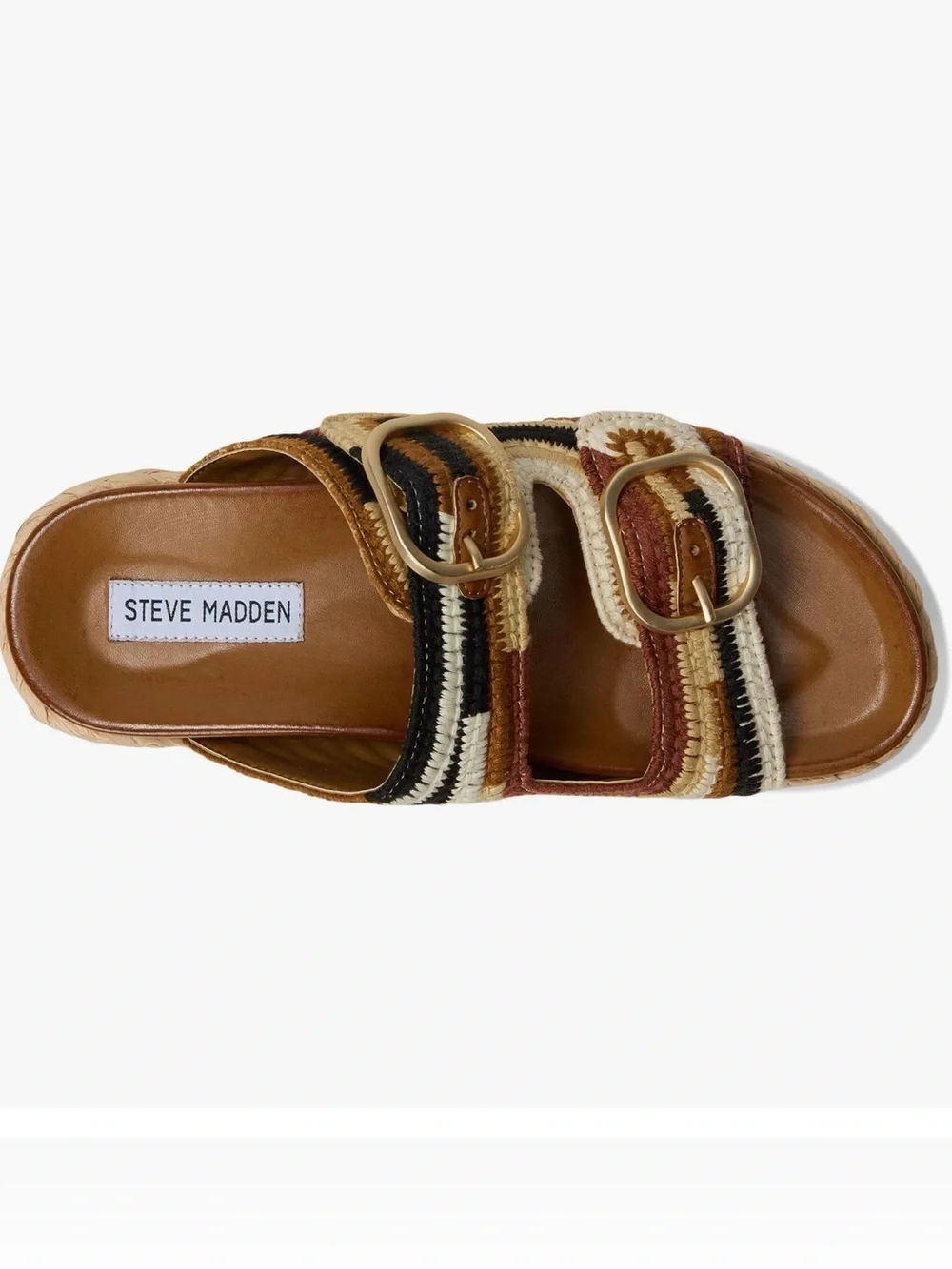Steve Madden Women's Klare Crochet Platform Sandal